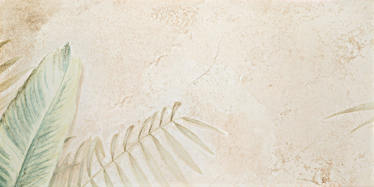 Универсальный декор (из керамогранита) Tubadzin Alabaster 4 Shine leaves B 119,8x59,8 см