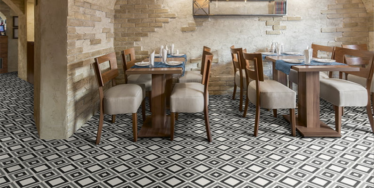 Универсальная плитка (керамогранит) Mainzu Belfast black 20x20 см