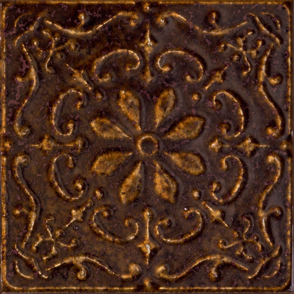 Настенный декор Tubadzin Tinta brown mix 14,8x14,8 см