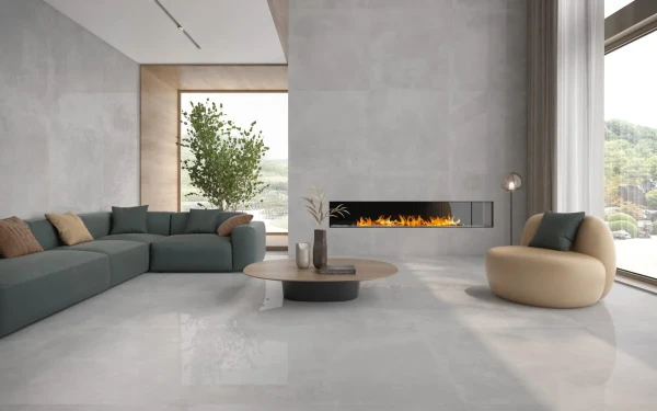 Универсальная плитка (керамогранит) Azulev Organic Grey 120x60 см