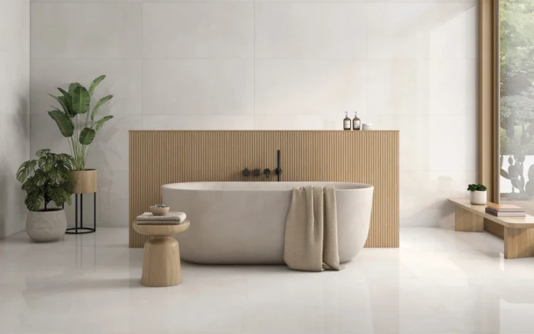 Универсальная плитка (керамогранит) Azulev Organic Cream 120x60 см