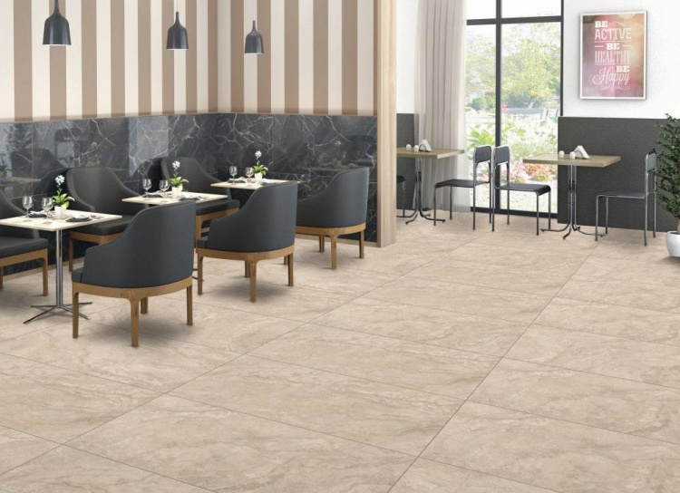 Напольная плитка (керамогранит) Farro Priscilla Crema Light  matt+carving 60x60 см