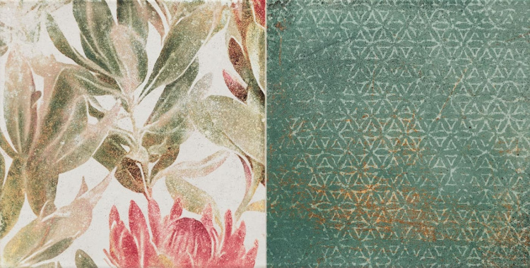 Настенный декор Arte Margot flower B 30,8x60,8 см