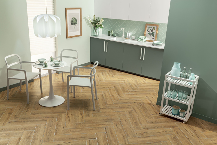 Настенная плитка Domino Selvo bar green 23,7x7,8 см