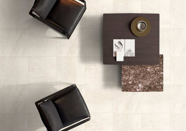 Утолщенный керамогранит Ennface Quartzite White 60x60 см