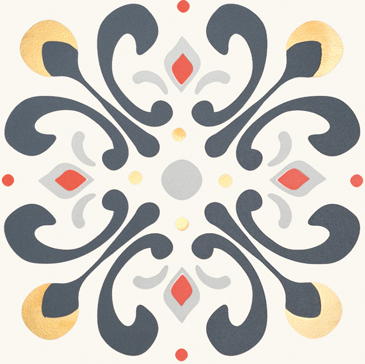 Настенный декор (20 разных дизайнов в одной упаковке) Tubadzin Patch White 22.3x22.3 см