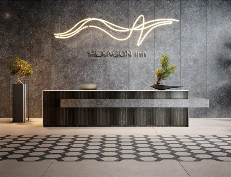 Универсальная плитка (керамогранит) Tubadzin Zimba lihgt grey STR 119.8x59.8 см