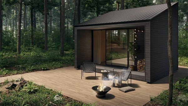 Утолщенная плитка (керамогранит) Tubadzin Wood Deck koraTER STR 59.8x59.8x1.8 см