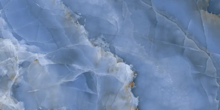 Универсальная плитка (керамогранит) Ennface Royal Onyx Azul Matt 160x80 см