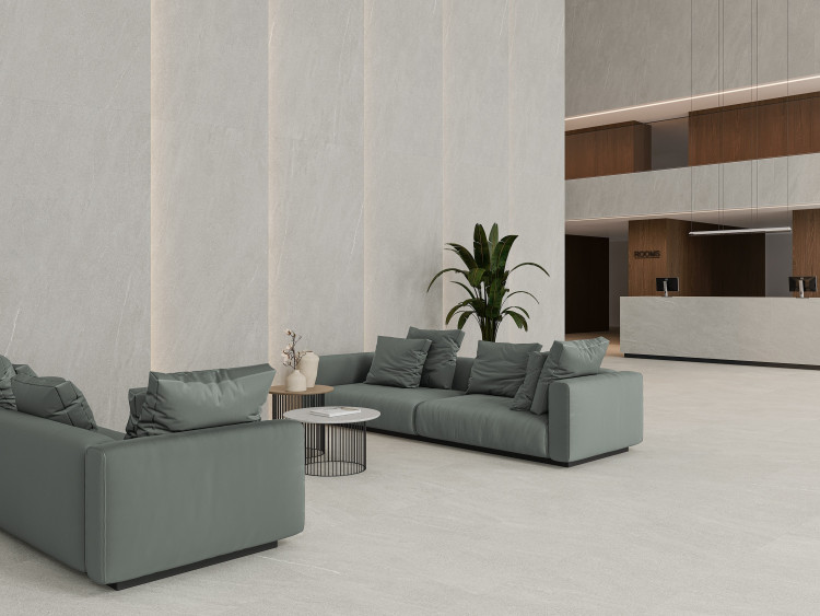 Универсальная плитка (керамогранит) Alaplana Maxitech Halton grey MAT 120x280 см