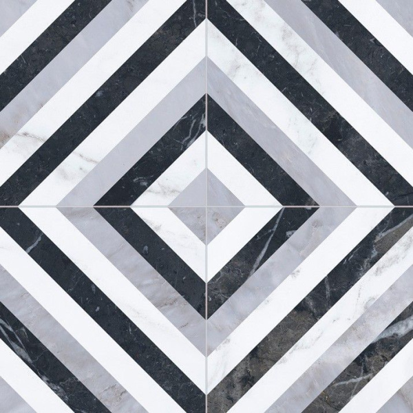 Ð£Ð½Ð¸Ð²ÐµÑ€ÑÐ°Ð»ÑŒÐ½Ð°Ñ Ð¿Ð»Ð¸Ñ‚ÐºÐ° (ÐºÐµÑ€Ð°Ð¼Ð¾Ð³Ñ€Ð°Ð½Ð¸Ñ‚) Gayafores Velvet Geo Diamond 33,15x33,15 ÑÐ¼