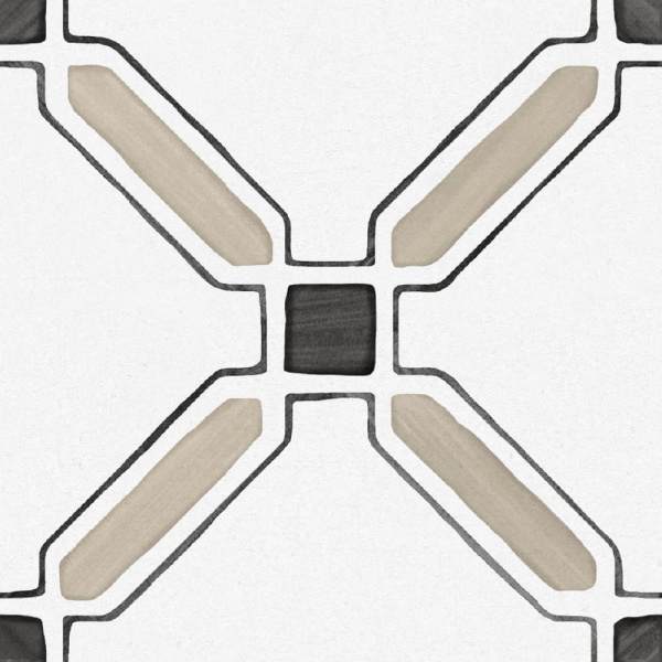 Универсальная плитка (керамогранит) Ennface Ponza Cross Matt 20x20 см
