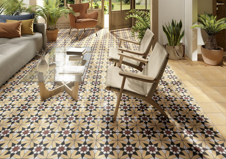 Универсальная плитка (керамогранит) Maiznu Nostalgy honey 20x20 см