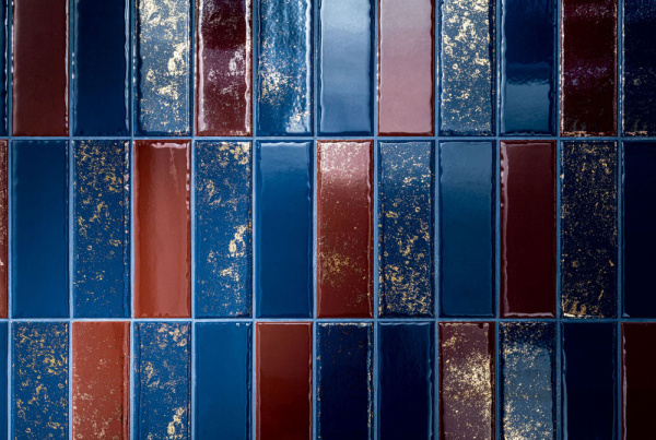 Настенная плитка Tubadzin Blue Stone bar navy 23.7x7.8 см