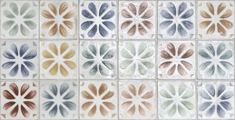 Настенная плитка (из керамогранта) Gayafores Deco Iris Mix 32x62.5 см