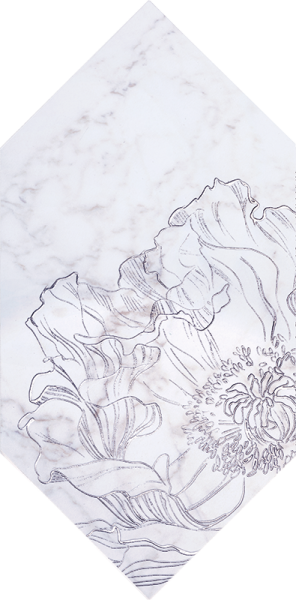 ÐÐ°ÑÑ‚ÐµÐ½Ð½Ñ‹Ð¹ Ð´ÐµÐºÐ¾Ñ€ Tubadzin Rochelle fleur form 14,8x22,5 ÑÐ¼