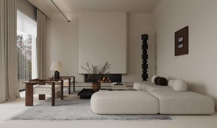 Универсальная плитка (керамогранит) Tubadzin Cielo e Terra Bianco MAT 274.8x119.8 см