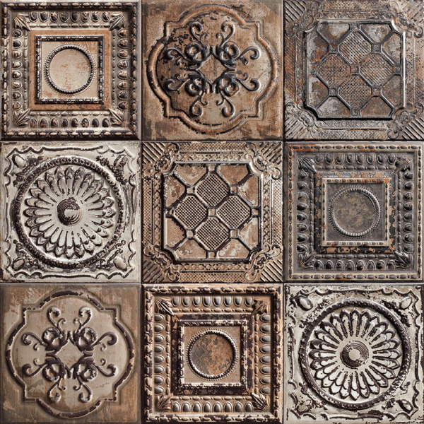 ÐÐ°ÑÑ‚ÐµÐ½Ð½Ð°Ñ Ð¿Ð»Ð¸Ñ‚ÐºÐ° Mainzu Tin-Tile Rusty Mix 20x20 ÑÐ¼