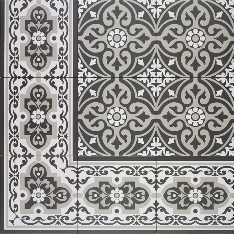 Универсальная плитка (керамогранит) Mainzu Centro Normandy Black 20x20 см