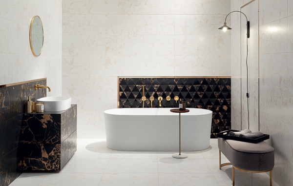 Настенная плитка Tubadzin Gold Moon light 32.8x89.8 см