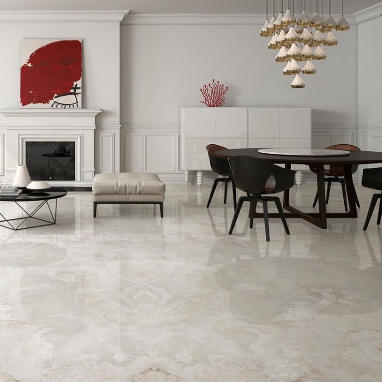 Универсальная плитка (керамогранит) Eternal Onix Pearl Glossy 120x60 см