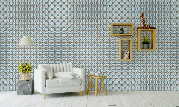 Универсальная плита (керамогранит) Ennface Morocco Azure Matt 20x20 см
