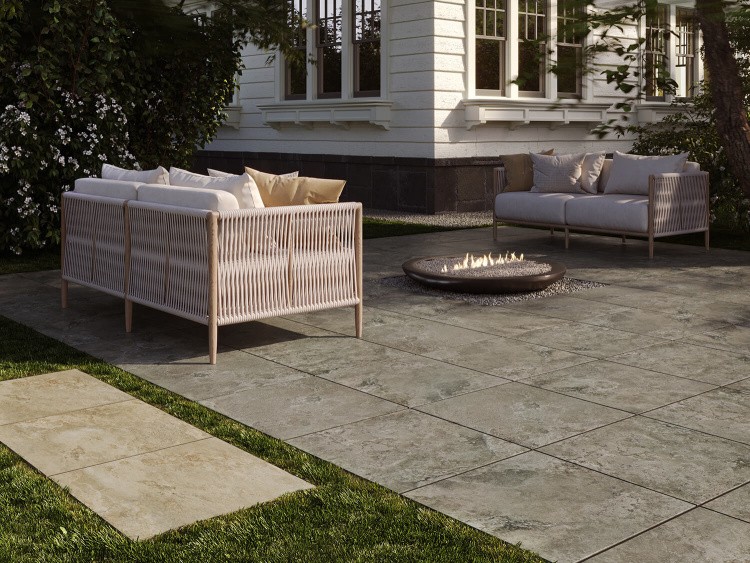 Утолщенная плитка (керамогранит) Tubadzin Escala Brown koraTER STR 59.8x59.8x1.8 см