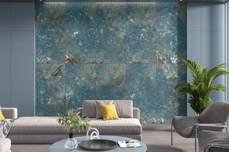 Универсальная плитка (керамогранит) Ennface Oxido Cobalt 120x60 см