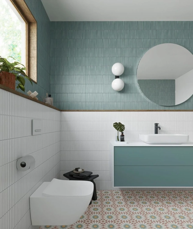 Настенная плитка (из керамогранита) Gayafores Deco Lingot Aqua 32x62.5 см