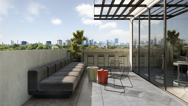 Утолщенная плитка (керамогранит) Tubadzin Lavish grey koraTER STR 59.8x59.8x1.8 см