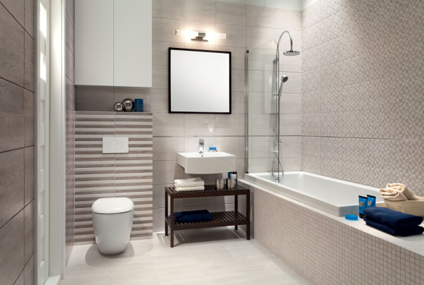 Настенная плитка Domino Inverno grey 36x25 см