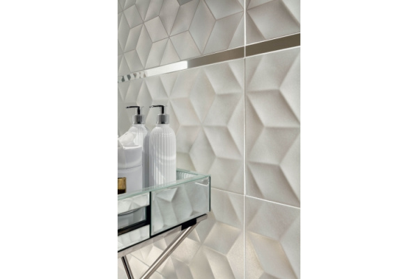 Настенная плитка Arte Perla white STR 29,8x74,8 см