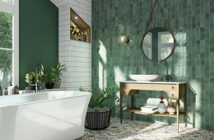 Настенная плитка Mainzu Positano Smeraldo 6.5x20 см