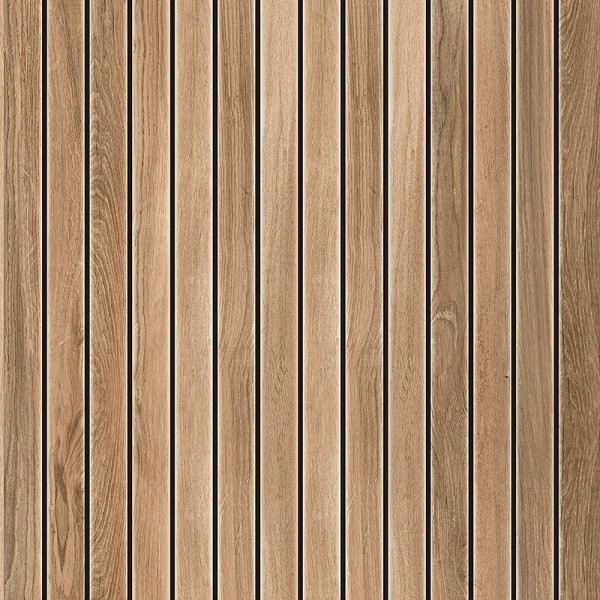 Утолщенная плитка (керамогранит) Tubadzin Wood Deck koraTER STR 59.8x59.8x1.8 см