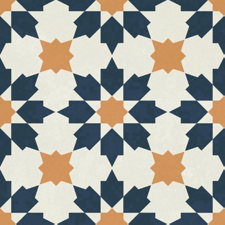 Универсальная плита (керамогранит) Ennface Maraya Blue Matt 20x20 см