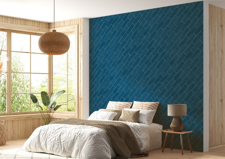 Универсальная плитка (керамогранит) Ennface Camelot Indigo glossy 7.5x22.5 см