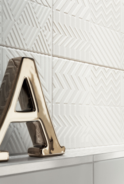 Настенный декор Karelia white patchwork 223x448 mm