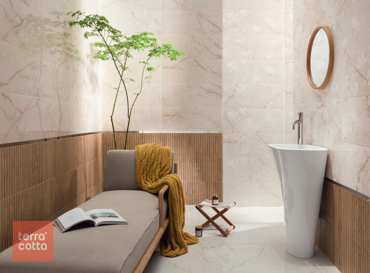 Напольная плитка (керамогранит) Tubadzin Liberte ivory POL 59.8x59.8 см