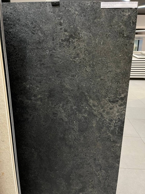 Универсальная плитка (керамогранит) Tubadzin Vanilla black STR 119.8x59.8 см