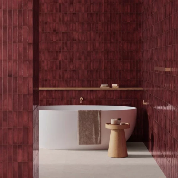 Настенная плитка Gayafores Deco Artis Plus Burdeos 32x62.5 см