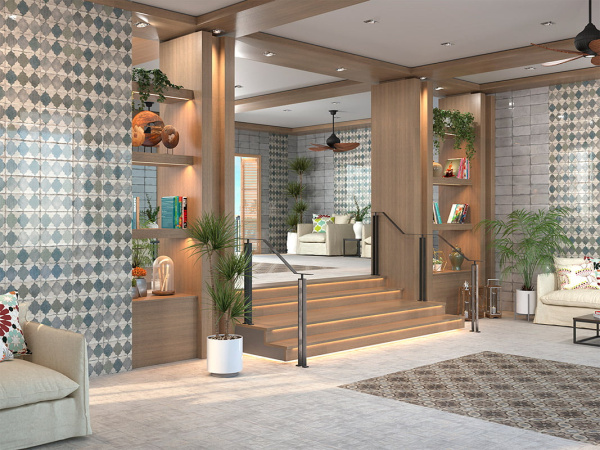 Настенный декор Mainzu Esenzia Fenice 15x30 см