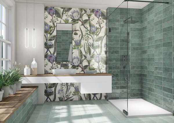 Настенная плитка Mainzu Mural Protea mix 20x20 см