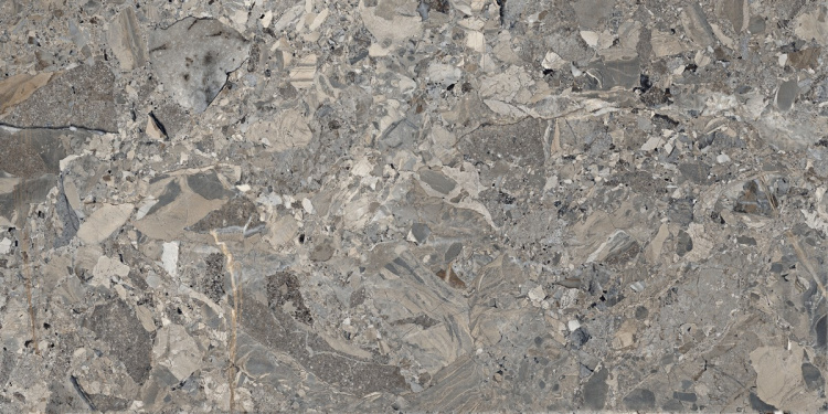 Универсальная плитка (керамогранит) Ennface Granite Dark 120x60 см
