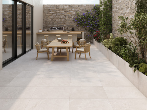 Универсальная плитка (керамогранит) Rocersa Slate Mix Cream 120x60 см