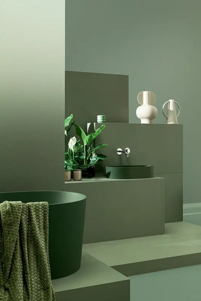 Универсальная плитка (керамогранит) Tubadzin Cielo e Terra Verde MAT 274.8x119.8 см