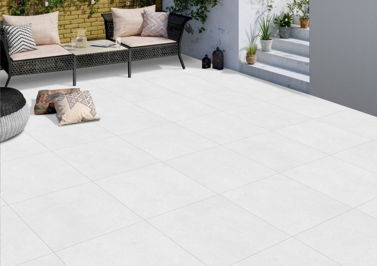 Утолщенный керамогранит Ennface Cement Smoky 60x60 см
